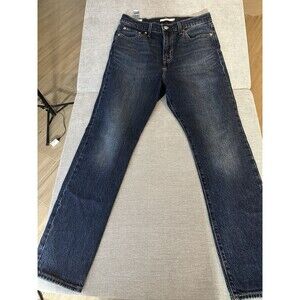 Levi’s 516 Jeans Mens W29 L30 Dark Wash Blue Denim Straight Leg Zip Fly